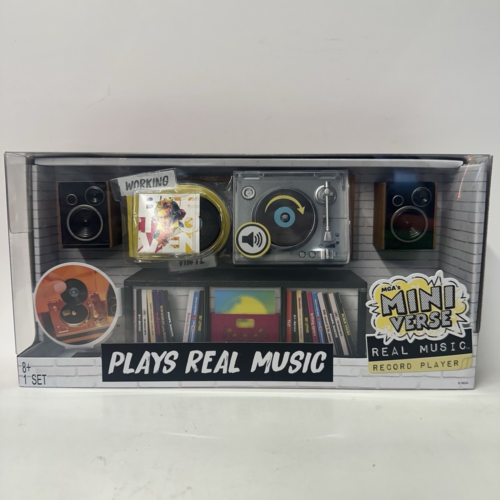 Mini verse real music record player new MGA's vinyl working